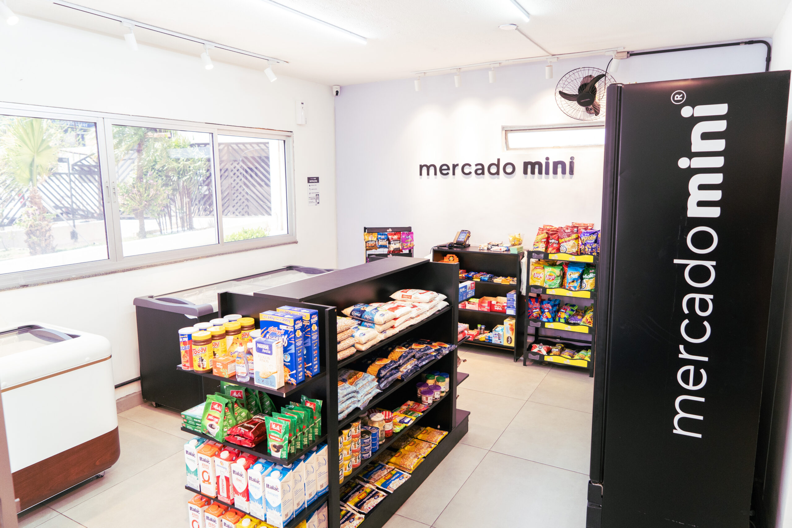 Mercado Mini no condomínio